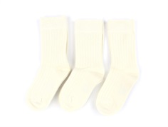 Minipop offwhite bamboo socks (6-pack)